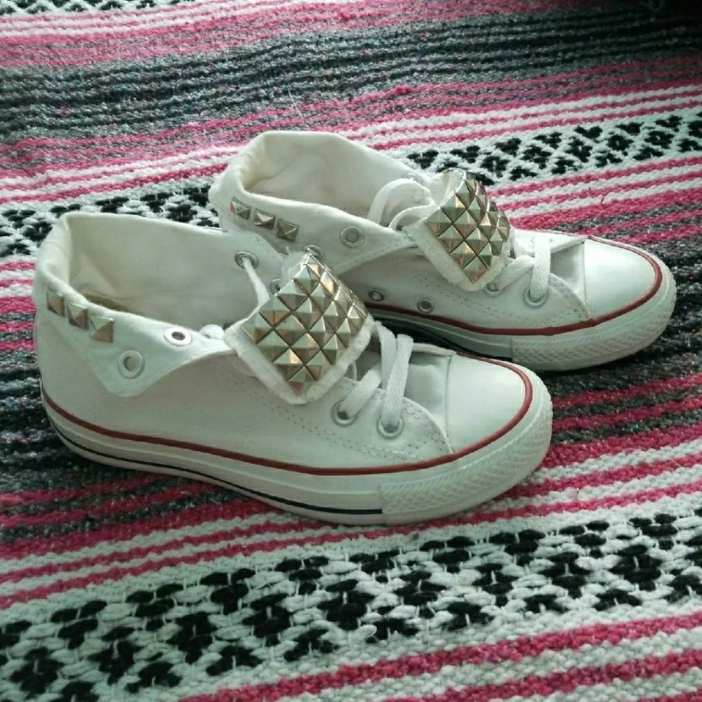 Unique studded converse